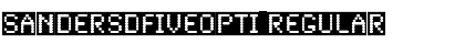 Download SandersDFiveOpti Font Download SandersDFiveOpti Font