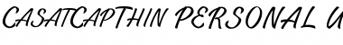 Download Casat Cap Thin PERSONAL USE Font Download Casat Cap Thin PERSONAL USE Font