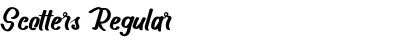 Download Scotters Font Download Scotters Font
