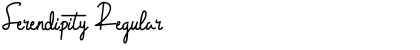 Download Serendipity Font Download Serendipity Font