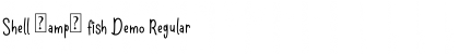 Download Shell & fish Demo Font Download Shell & fish Demo Font