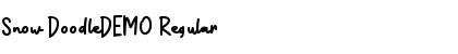 Download Snow DoodleDEMO Font Download Snow DoodleDEMO Font