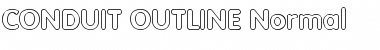 Download CONDUIT OUTLINE Font Download CONDUIT OUTLINE Font