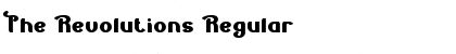 The Revolutions Regular Font