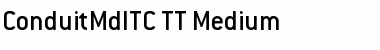 Download ConduitMdITC TT Font Download ConduitMdITC TT Font