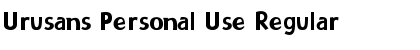 Download Urusans Personal Use Font Download Urusans Personal Use Font