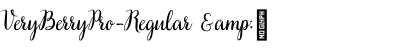 Download VeryBerryPro-Regular Font Download VeryBerryPro-Regular Font