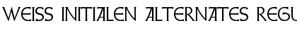 Download Weiss Initialen Alternates Font Download Weiss Initialen Alternates Font