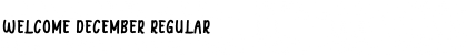 Download Welcome December Font Download Welcome December Font