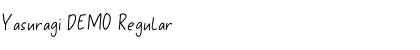 Download Yasuragi DEMO Font Download Yasuragi DEMO Font