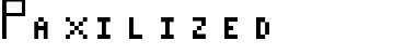Download Paxilized Font Download Paxilized Font