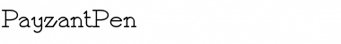Download PayzantPen Font Download PayzantPen Font