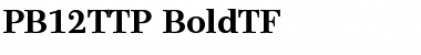 Download PB12TTP-BoldTF Font Download PB12TTP-BoldTF Font