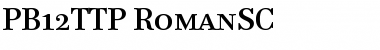 Download PB12TTP-RomanSC Font Download PB12TTP-RomanSC Font
