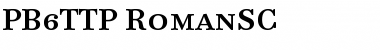 Download PB6TTP-RomanSC Font Download PB6TTP-RomanSC Font