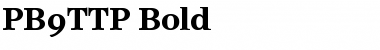 Download PB9TTP-Bold Font Download PB9TTP-Bold Font