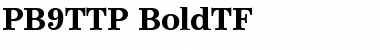 Download PB9TTP-BoldTF Font Download PB9TTP-BoldTF Font