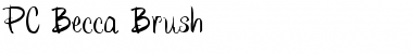 Download PC Becca Brush Font Download PC Becca Brush Font