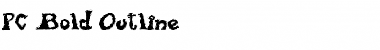 Download PC Bold Outline Font Download PC Bold Outline Font