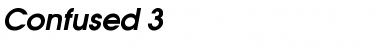 Download Confused 3 Font Download Confused 3 Font