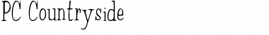 Download PC Countryside Font Download PC Countryside Font