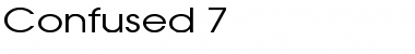 Download Confused 7 Font Download Confused 7 Font