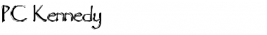 Download PC Kennedy Font Download PC Kennedy Font