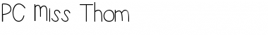 Download PC Miss Thom Font Download PC Miss Thom Font