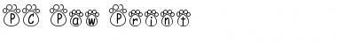 Download PC Paw Print Font Download PC Paw Print Font