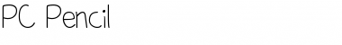 Download PC Pencil Font Download PC Pencil Font