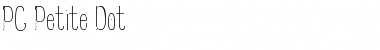 Download PC Petite Dot Font Download PC Petite Dot Font