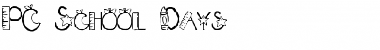 Download PC School Days Font Download PC School Days Font