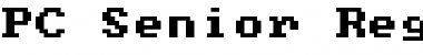 Download PC Senior Font Download PC Senior Font