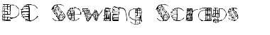 Download PC Sewing Scraps Font Download PC Sewing Scraps Font