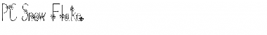 Download PC Snow Flake Font Download PC Snow Flake Font