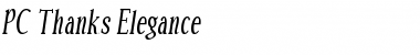 Download PC Thanks Elegance Font Download PC Thanks Elegance Font