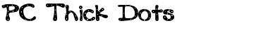 Download PC Thick Dots Font Download PC Thick Dots Font