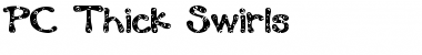 Download PC Thick Swirls Font Download PC Thick Swirls Font