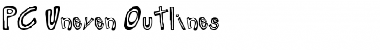 Download PC Uneven Outlines Font Download PC Uneven Outlines Font