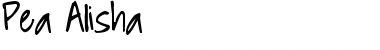 Download Pea Alisha Font Download Pea Alisha Font