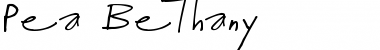 Download Pea Bethany Font Download Pea Bethany Font
