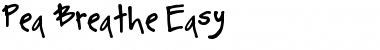 Download Pea Breathe Easy Font Download Pea Breathe Easy Font
