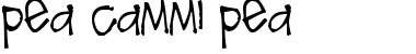 Download Pea cammi-pea Font Download Pea cammi-pea Font
