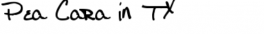 Download Pea Cara in TX Font Download Pea Cara in TX Font