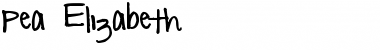 Download Pea Elizabeth Font Download Pea Elizabeth Font