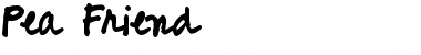 Download Pea Friend Font Download Pea Friend Font