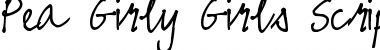 Download Pea Girly Girls Script Font Download Pea Girly Girls Script Font