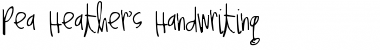 Download Pea Heather's Handwriting Font Download Pea Heather's Handwriting Font