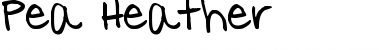 Download Pea Heather Font Download Pea Heather Font