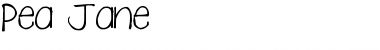 Download Pea Jane Font Download Pea Jane Font